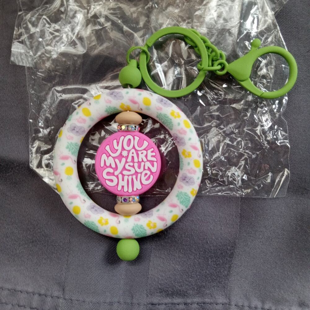 Beaded keychain